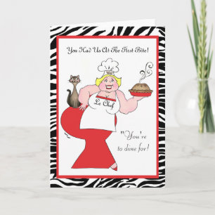 "You Had Us At The First Bite!" Thank You Cards