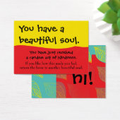You Have A Beautiful Soul Pay It Forward PIF (Desk)