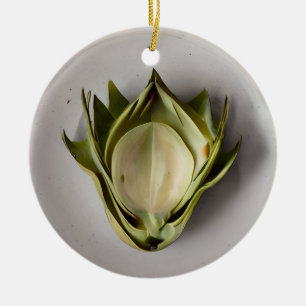 You Have a BigHeart   Funny Artichoke Pun  Ceramic Ornament