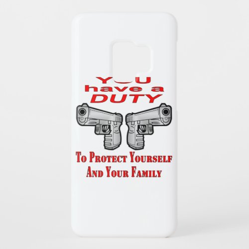 You Have A Duty To Protect Yourself  Family Case_Mate Samsung Galaxy S9 Case
