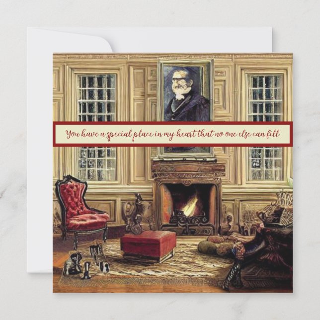 You have a special place in my heart  note card (Front)