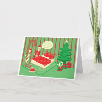 You Have Been a Naughty Girl! Holiday Card