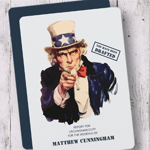 You Have Been Drafted! Groomsman Duty Invitation