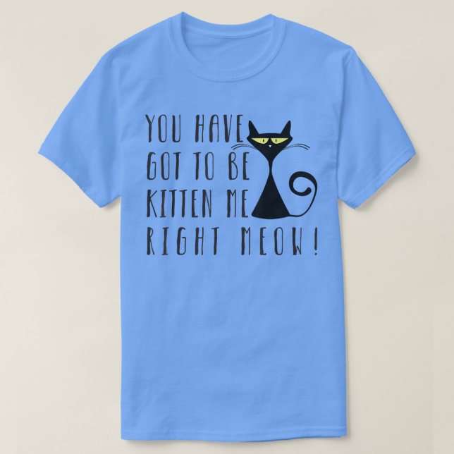 You Have Got To Be Kitten Me Right Now  T-Shirt (Design Front)