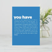you have | mini-print (Standing Front)