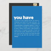 you have | mini-print (Front/Back)