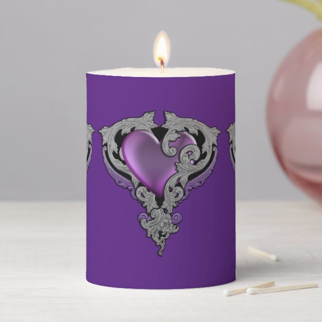You Have My Heart Pillar Candle (In Situ)