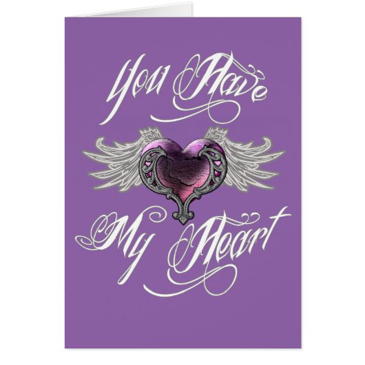 You Have My Heart Pink Cards (Front)