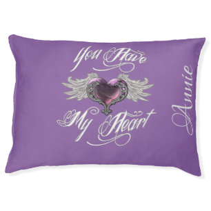 You Have My Heart Pink Pet Bed