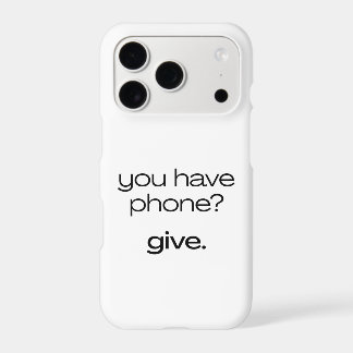 You have phone? Give. Heated Rivalry iPhone 17 Pro Case