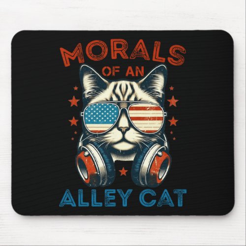 You Have The Morals Of An Alley Cat Funny Biden Jo Mouse Pad