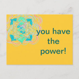 You Have the Power Postcard