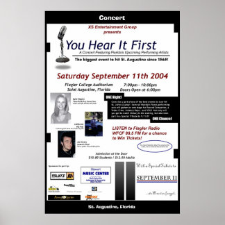 You Hear It First Concert Poster