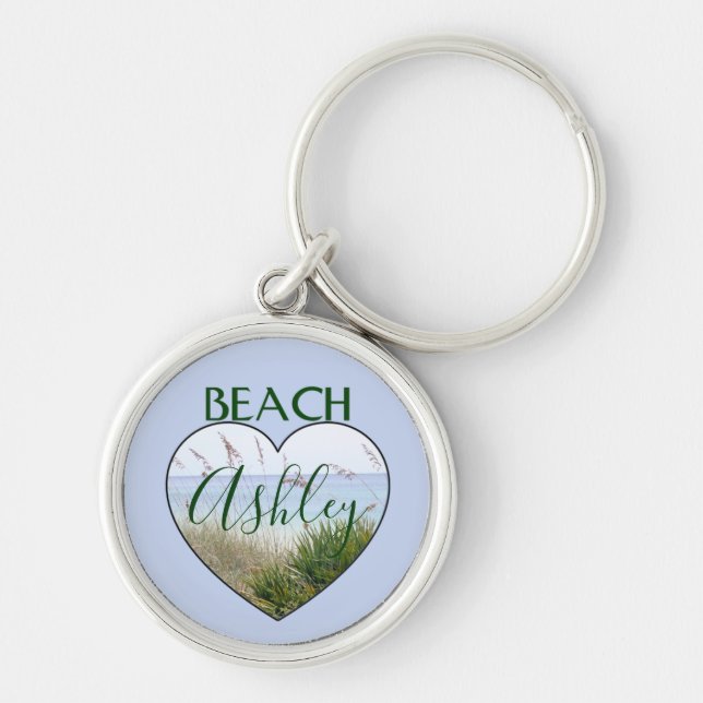 You Heart Destin Beach Keychain (Front)