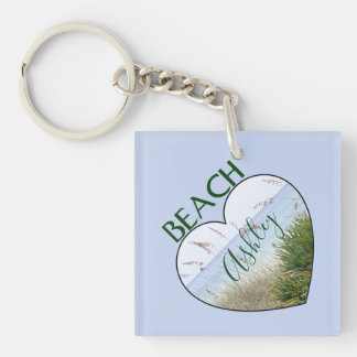 You Heart Destin Beach Keychain
