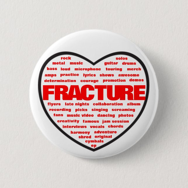 You heart Fracture Button (Front)