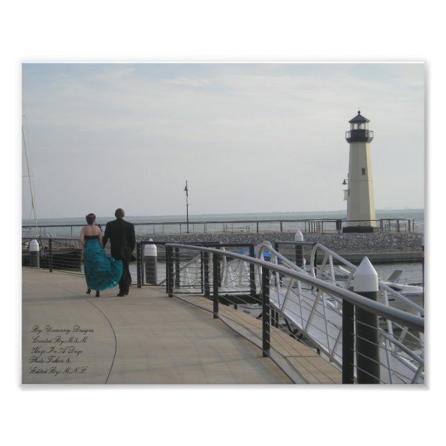 You Held My Hand Lighthouse Color Photograph Kodak (Front)