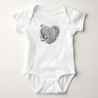 You Hold My Heart baby body suit Baby Bodysuit