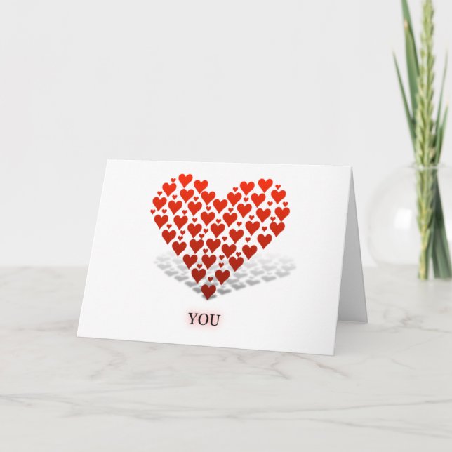 You hold the key to my heart card (Front)