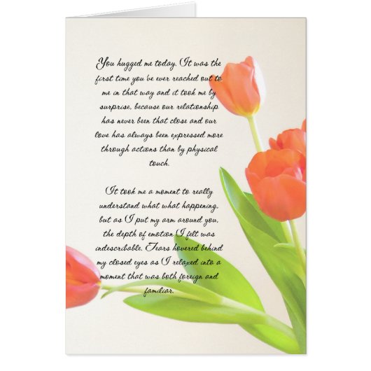 You Hugged Me Today Cards (Front)