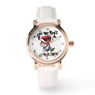 You Inc Rizz my Heartbeat - Cute skateboard heart Watch