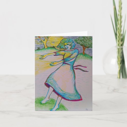 You Inspire Me Woman Card