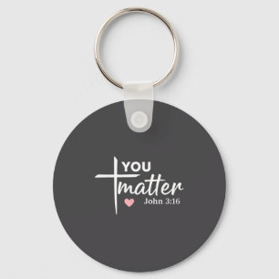 You John 3 16 Bible Verse Christian Faith Insratio Keychain