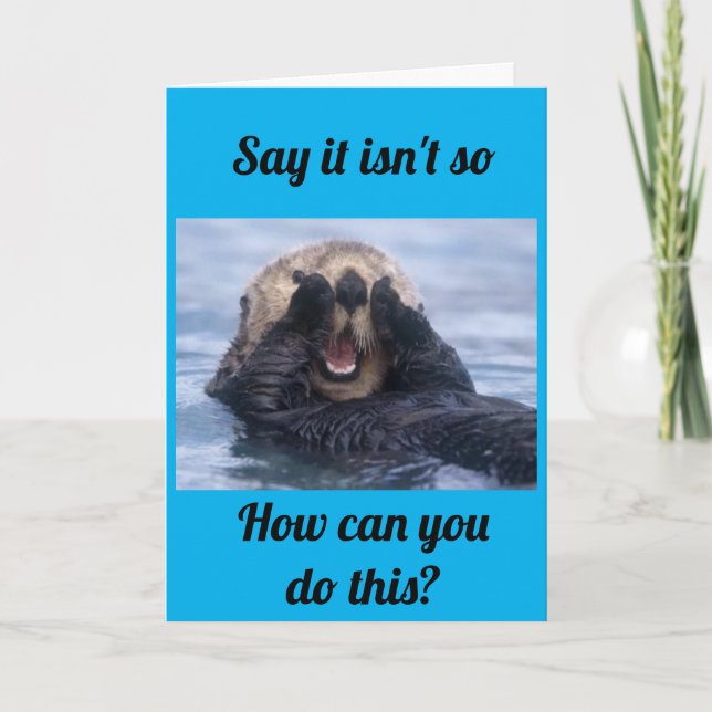 YOU JUST "CANNOT MOVE" NO NO! CARD (Front)