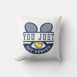 You Just Got Served Throw Pillow