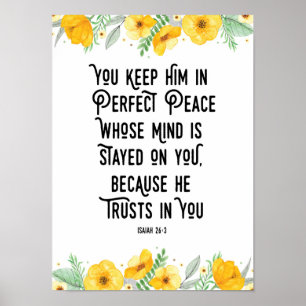 You Keep Him in Perfect Peace Poster