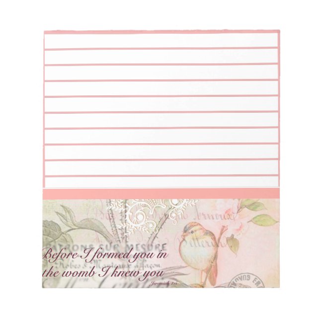 You knew me notepad (Front)