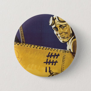 You Knock 'Em Out Pinback Button