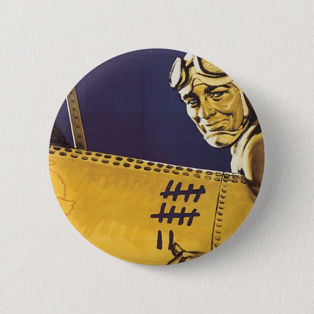 You Knock 'Em Out Pinback Button (Front)