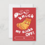 You Knock My Socks Off Classroom Valentine Card