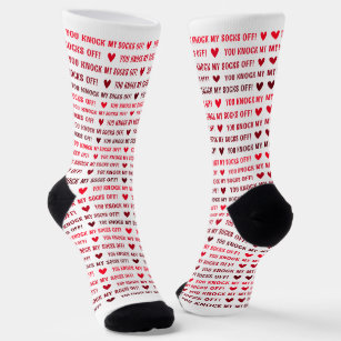 'You Knock My Socks Off!' Funny Valentines