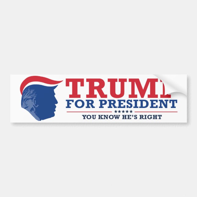You know he's right - ReTrumplican.png Bumper Sticker (Front)