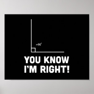 You Know I'm Right Poster