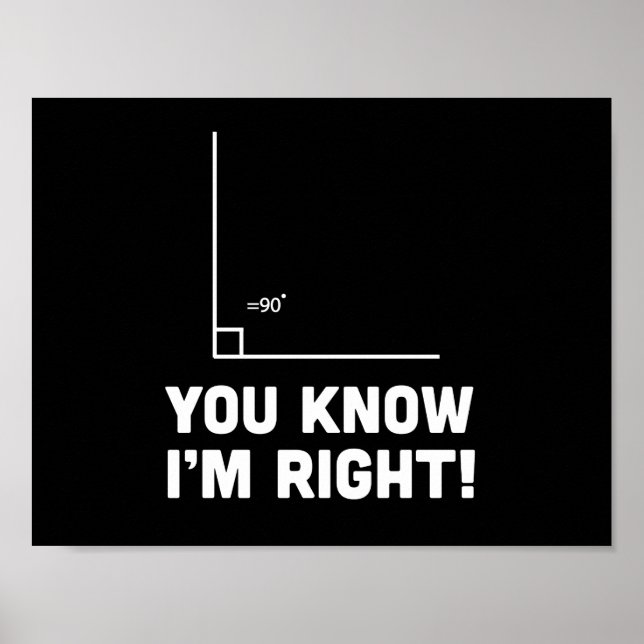You Know I'm Right Poster (Front)