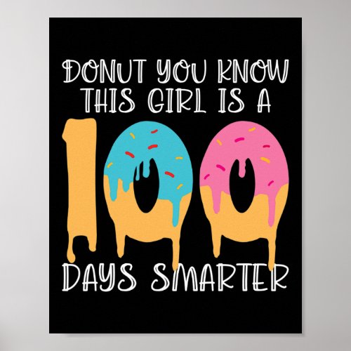 You Know This Girl Is A 100 Days Smarter Fun Food  Poster