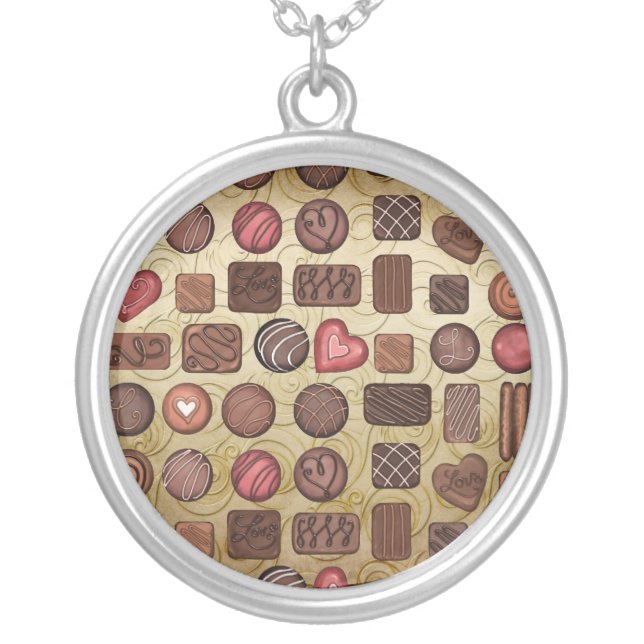 You Know What I Love - SRF Silver Plated Necklace (Front)