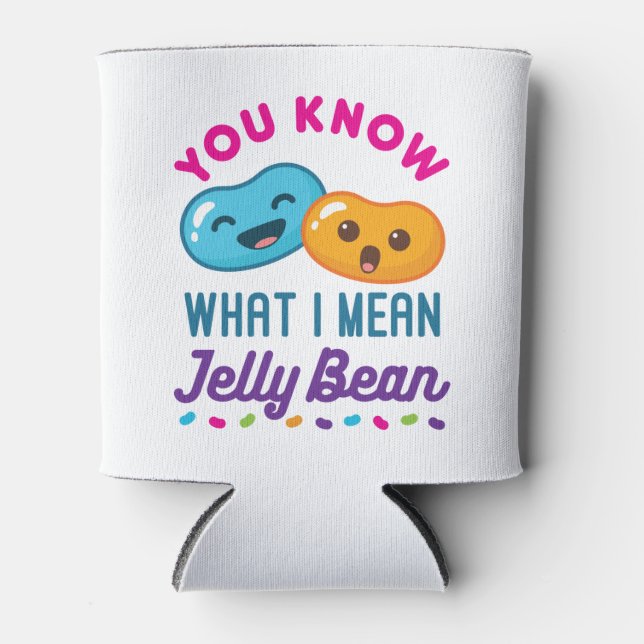 You Know What I Mean Jelly Bean Kawaii Candy Can Cooler (Front)