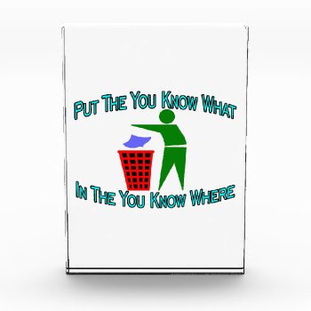 You Know What You Know Where Trash Can Award by goldnsun at Zazzle