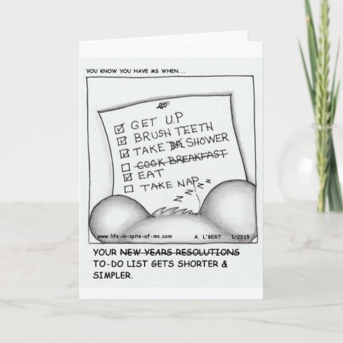 You Know You Have MS WhenBlank Greeting Card