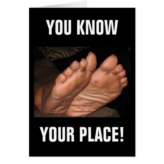 YOU KNOW YOUR PLACE! CARDS (Front)