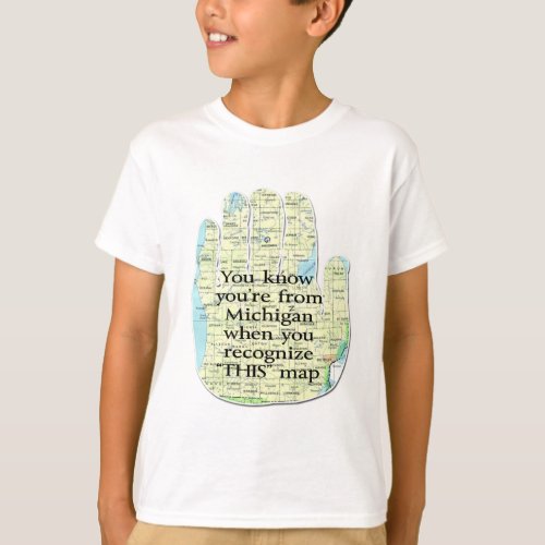 You Know Youre From Michigan When You Recognize T_Shirt