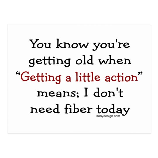 You know you're getting old when postcard