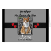 You left your Paw Prints - Gray (Front Horizontal)