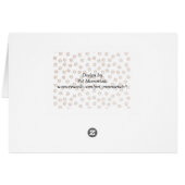 You left your Paw Prints - Gray Cards (Back Horizontal)