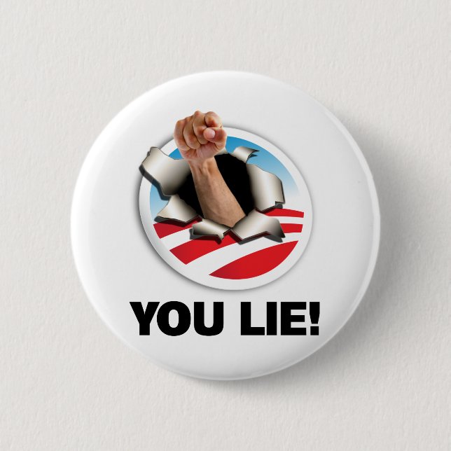 You Lie! Button (Front)