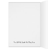 You Lift My Spirits notelet / card (Inside (Left))